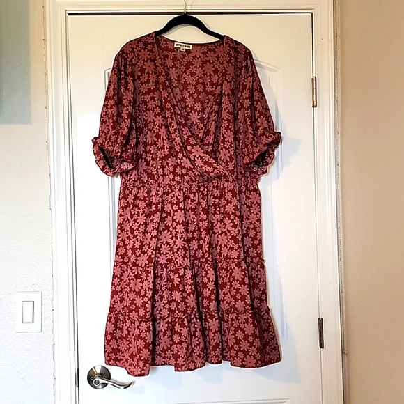 Inspired Hearts Floral Dress 3X - Picture 1 of 7